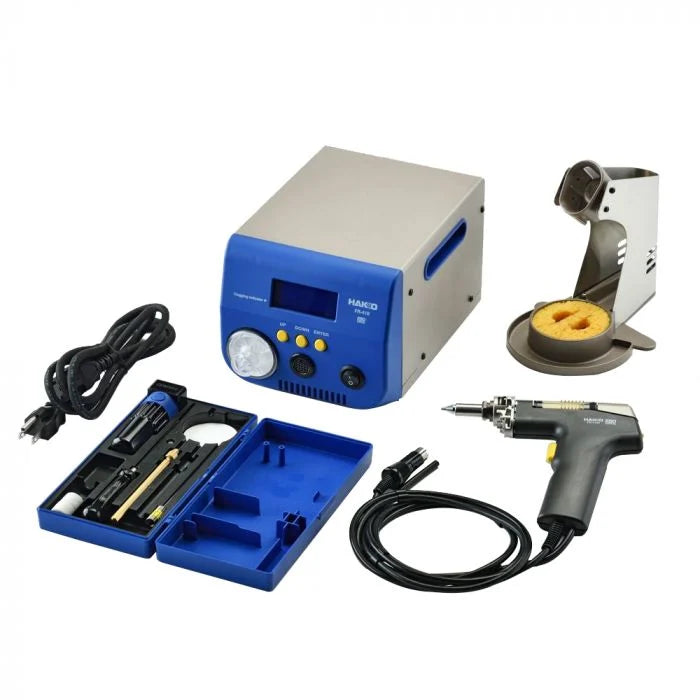 HAKKO FR410-52 DESOLDERING STATION WITH GUN-STYLE DESOLDERING TOOL